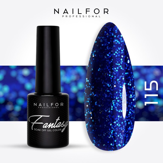 Semi-permanent nail polish color: Fantasy Semi-permanent Gel Polish - 115FAN Nailfor €6.99