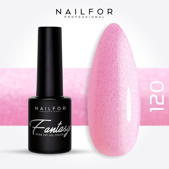 Semi-permanent nail polish color: Fantasy Semi-permanent Gel Polish - 120FAN Nailfor €6.99