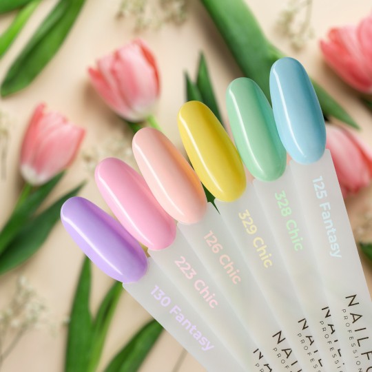 Semi-permanent nail polish color: Fantasy Semi-permanent Gel Polish - 125FAN Nailfor €6.99 2