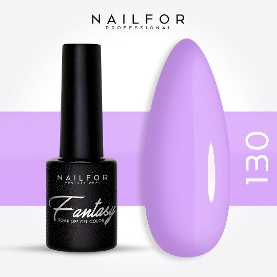 Semi-permanent nail polish color: Fantasy Semi-permanent Gel Polish - 130FAN Nailfor €6.99