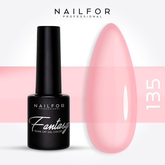 Semi-permanent nail polish color: Fantasy Semi-permanent Gel Polish - 135FAN Nailfor €6.99