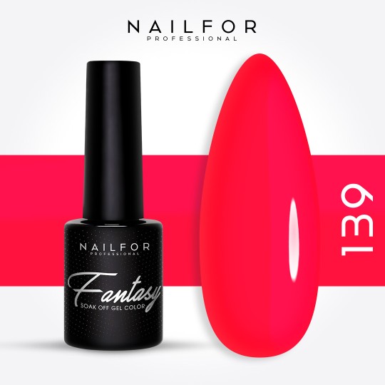 Semi-permanent nail polish color: Fantasy Semi-permanent Gel Polish - 139FAN Nailfor €6.99