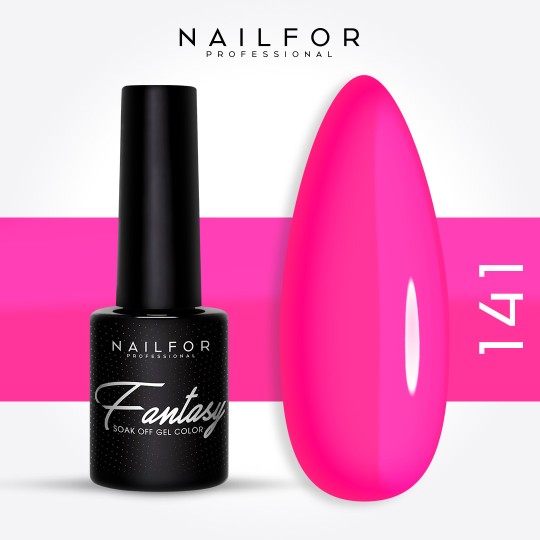 Semi-permanent nail polish color: Fantasy Semi-permanent Gel Polish - 141FAN Nailfor €6.99