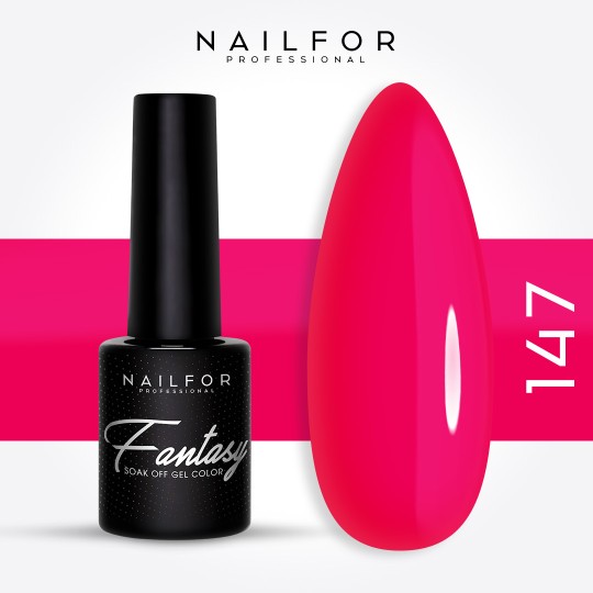 Semi-permanent nail polish color: Fantasy Semi-permanent Gel Polish - 147FAN Nailfor €6.99
