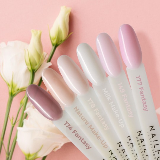 Semipermanente smalto colore per unghie: FANTASY Smalto Gel Semipermanente - 149FAN- lattiginoso Nailfor 6,99 € 2