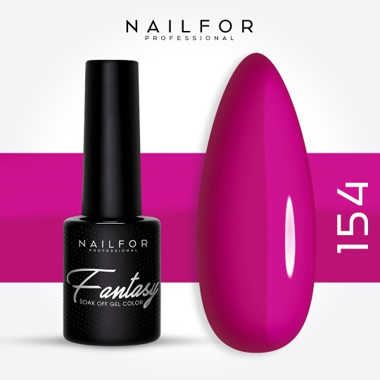 Semi-permanent nail polish color: Fantasy Semi-permanent Gel Polish - 154FAN Nailfor €6.99