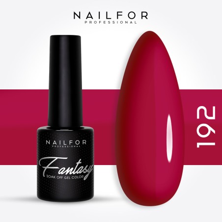 Esmalte de uñas semipermanente color: Fantasy Esmalte semipermanente Gel - 192FAN Nailfor burdeos por 6,99 €