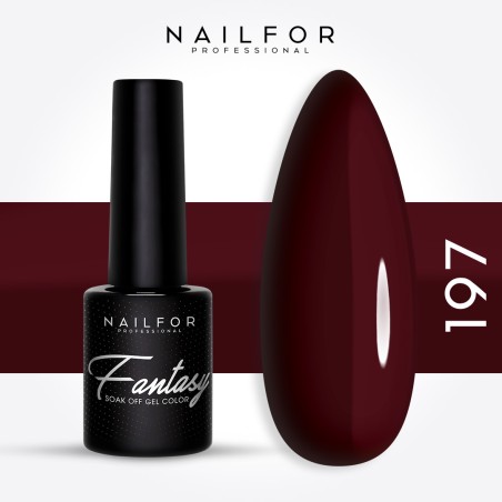 Semi-permanent nail polish color: Fantasy Semi-permanent Gel Polish - 197FAN Nailfor €6.99