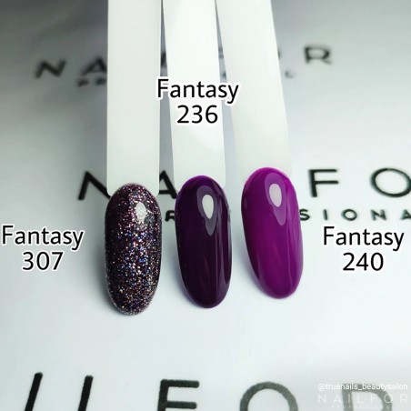 Semi-permanent nail polish color: Fantasy Semi-permanent Gel Polish - 240 Nailfor €6.99 Semi-permanent nail polish color: Fantasy Semi-permanent Gel Polish - 240 Nailfor €6.99