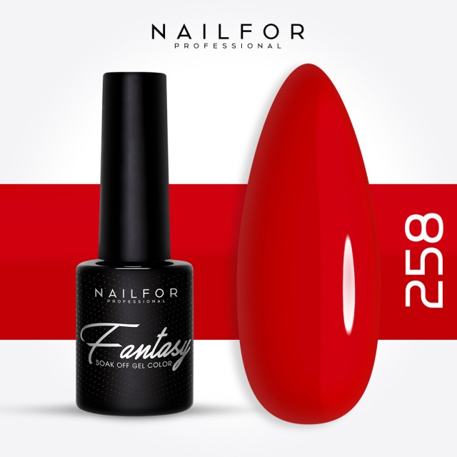 Semipermanente smalto colore per unghie: FANTASY Smalto Gel Semipermanente - 258 Nailfor 6,99 €