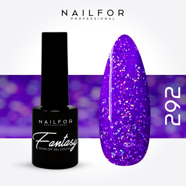 Semipermanente smalto colore per unghie: FANTASY Smalto Gel Semipermanente - 292 Nailfor 5,99 €