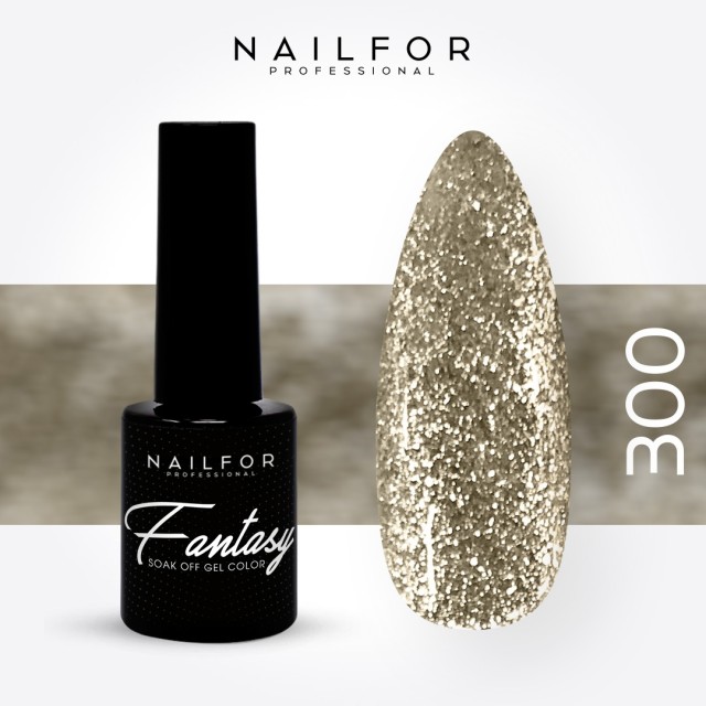 Semipermanente smalto colore per unghie: FANTASY Smalto Gel Semipermanente - 300 Nailfor 5,99 €