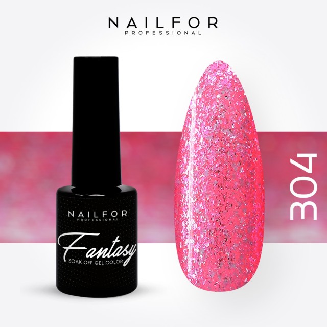 Semipermanente smalto colore per unghie: FANTASY Smalto Gel Semipermanente - 304 Nailfor 6,99 €