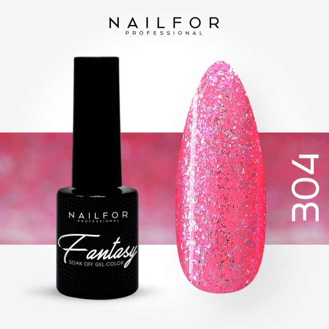 Esmalte de uñas semipermanente color: Fantasy Esmalte semipermanente Gel - 304 Nailfor 6,99 €