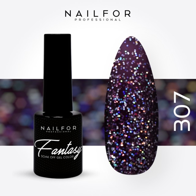 Semipermanente smalto colore per unghie: FANTASY Smalto Gel Semipermanente - 307 Nailfor 6,99 €