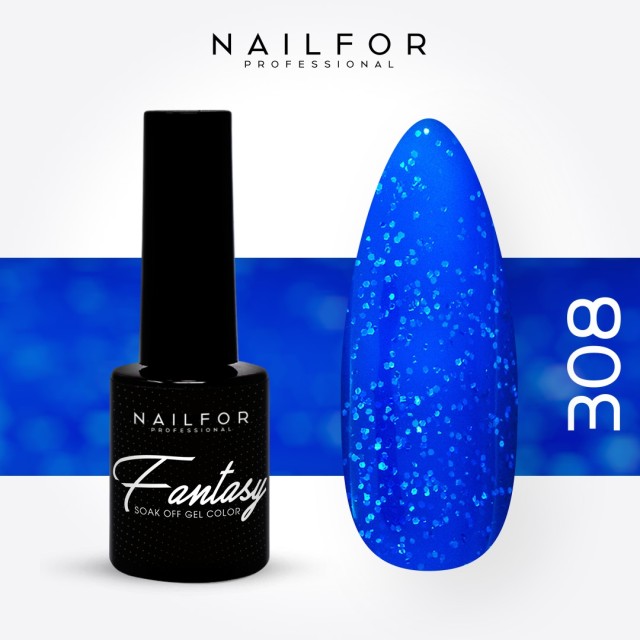 FANTASY semi-permanent gel nail polish - 308