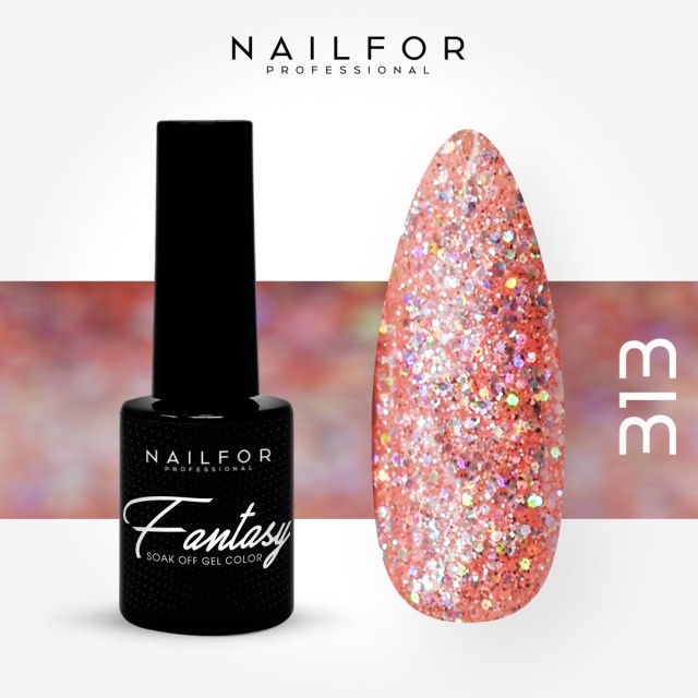 Vernis à ongles semi-permanent couleur : Fantasy Semi-permanent Gel Polish - 313 Nailfor 6,99 €