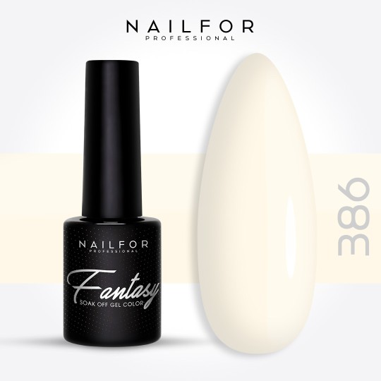 Semi-permanent nail polish color: Fantasy Semi-permanent Gel Polish - 386 Nailfor €6.99