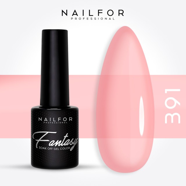 Semipermanente smalto colore per unghie: FANTASY Smalto Gel Semipermanente - 391 lattiginoso Nailfor 5,99 €