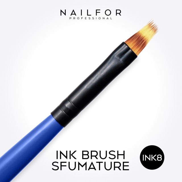 accessori per unghie, nails nail art alta qualità Pennello Ink Brush blu Sfumature 8 Nailfor 2,99 € Nailfor