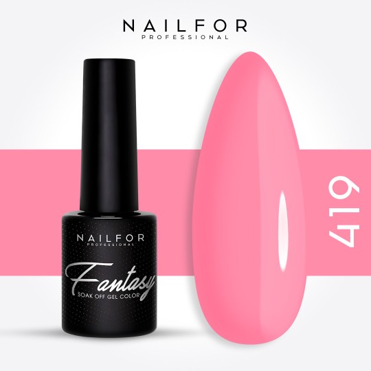 Semi-permanent nail polish color: Fantasy Semi-permanent Gel Polish - 419 Nailfor €6.99