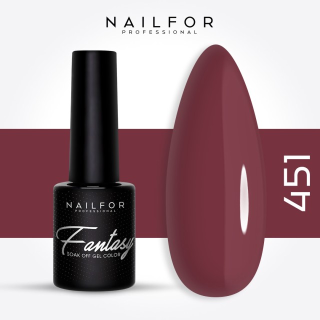 Semipermanente smalto colore per unghie: FANTASY Smalto Gel Semipermanente - 451 Nailfor 6,99 €