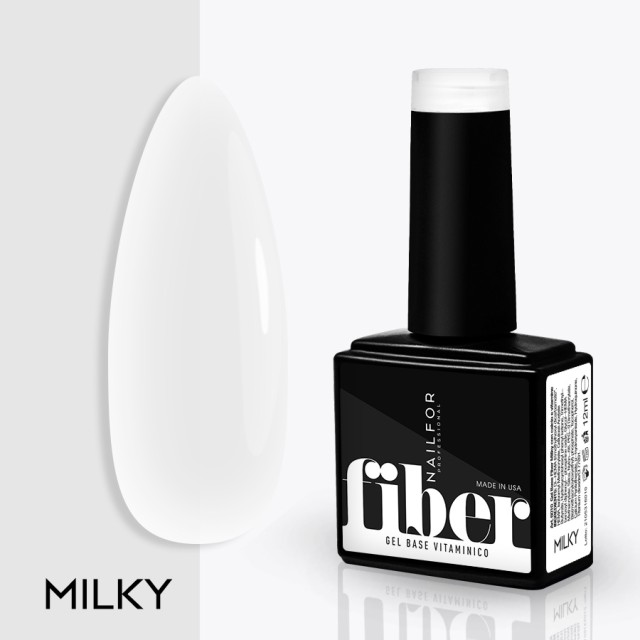 FIBER SEMI-PERMANENT BASE - MILKY