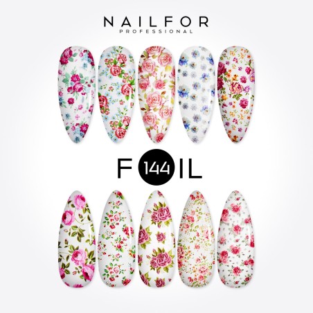 decorazione nail art ricostruzione unghie Foil Transfer 144 Nailfor 8,99 € decorazione nail art ricostruzione unghie Foil Transfer 144 Nailfor 8,99 €