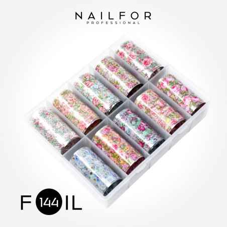 decorazione nail art ricostruzione unghie Foil Transfer 144 Nailfor 8,99 € decorazione nail art ricostruzione unghie Foil Transfer 144 Nailfor 8,99 €