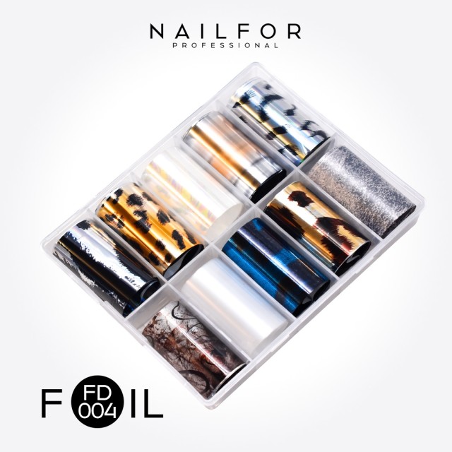 nail art decoration nail reconstruction Foil Transfer FD004 Nailfor €8.99