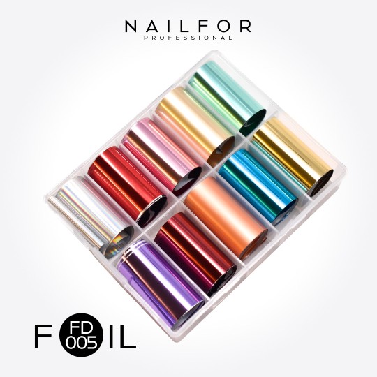 decorazione nail art ricostruzione unghie Foil Transfer FD005 Nailfor 8,99 € 2