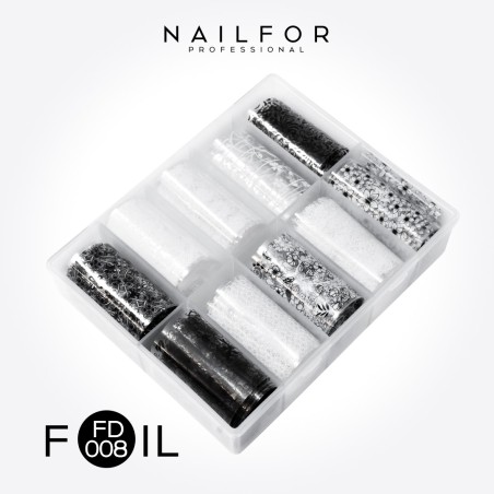Décoration nail art reconstruction Foil Transfer FD008 Nailfor 8,99 €