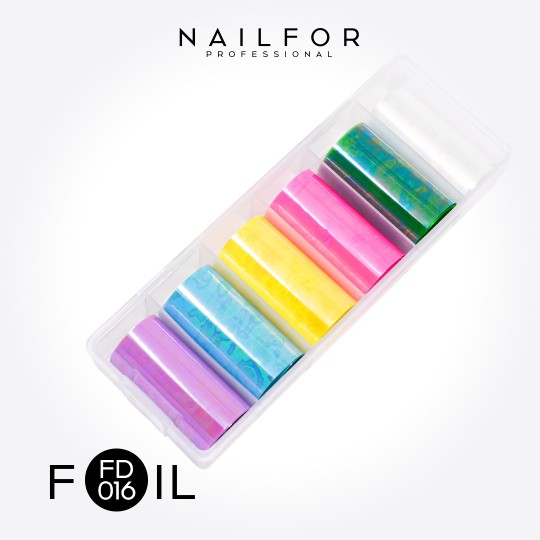 decorazione nail art ricostruzione unghie Foil Transfer FD016 Nailfor 4,99 € 2