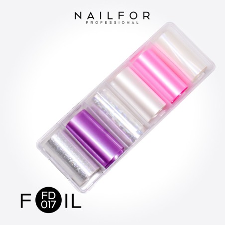 decorazione nail art ricostruzione unghie Foil Transfer FD017 Nailfor 4,99 €