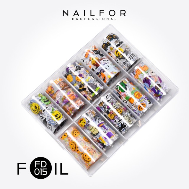 Décoration nail art reconstruction Foil Transfer Halloween FD015 Nailfor 8,99 €