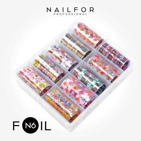 decorazione nail art ricostruzione unghie Foil Transfer Love N6 Nailfor 8,99 € 2