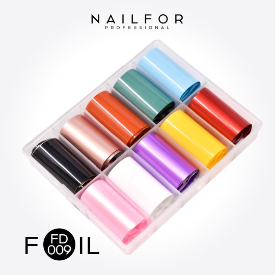 decorazione nail art ricostruzione unghie Foil Transfer Matt FD009 Nailfor 8,99 € 2