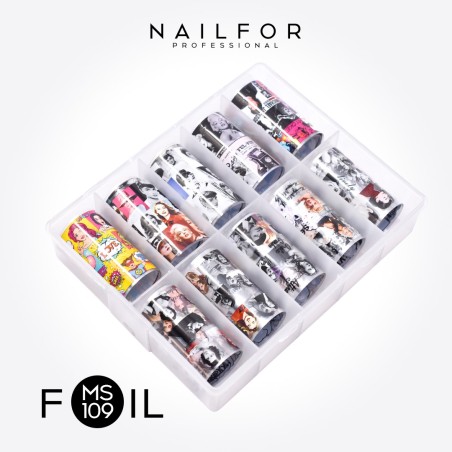 Decoración nail art , reconstrucción de uñas, Transfer Foil MS109 Nailfor 8,99 € Decoración nail art , reconstrucción de uñas, Transfer Foil MS109 Nailfor 8,99 €