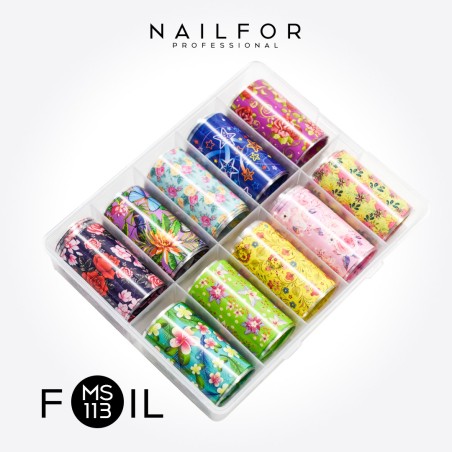 Décoration nail art reconstruction Foil Transfer MS113 Nailfor 8,99 €