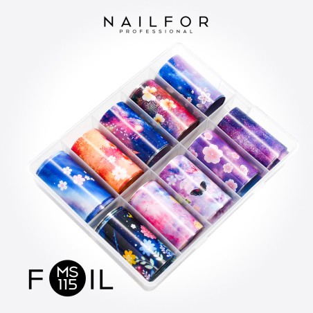 decorazione nail art ricostruzione unghie Foil Transfer MS115 Nailfor 8,99 €