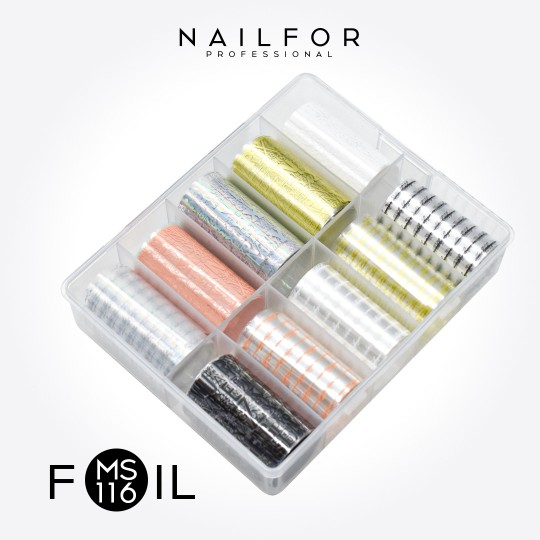 decorazione nail art ricostruzione unghie Foil Transfer MS116 Nailfor 8,99 € 2