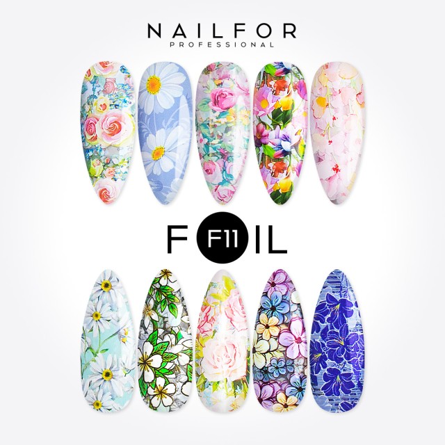 decorazione nail art ricostruzione unghie Foil Transfer Spring F11 Nailfor 8,99 €