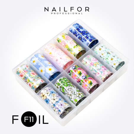 decorazione nail art ricostruzione unghie Foil Transfer Spring F11 Nailfor 8,99 €