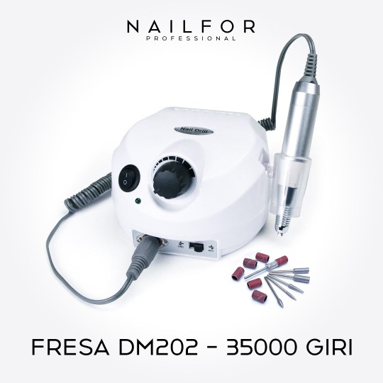 nail reconstruction equipment: Pro DRILL 35000 rpm - WHITE DM202 35W PROFESSIONAL €67.49