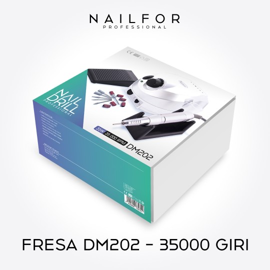 nail reconstruction equipment: Pro DRILL 35000 rpm - WHITE DM202 35W PROFESSIONAL €67.49 2