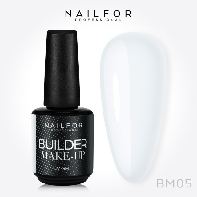 Gel per unghie ricostruzione GEL BUILDER MAKE-UP BM05 Trasparente Nailfor 11,99 €