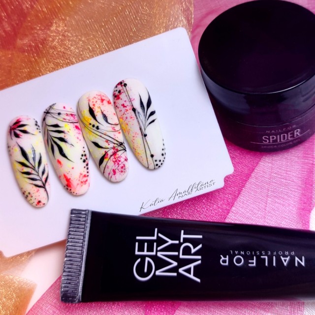 color gel para uñas, nail art , nails Gel my art - 01 BLACK BLACK | Nailfor 7,49 €