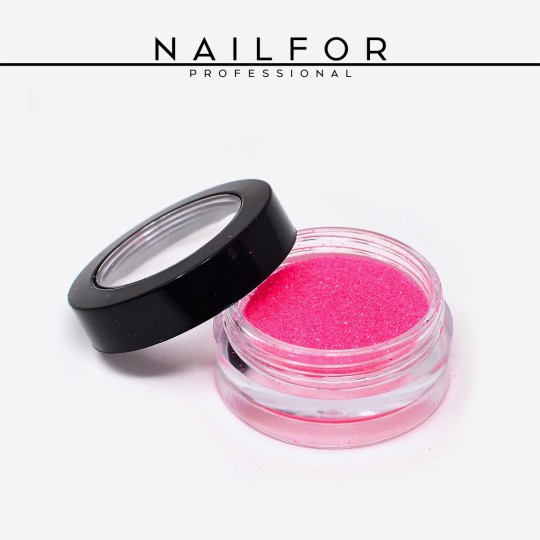 Decoración nail art reconstrucción de uñas efecto fluo Glitter FUCSIA SALMÓN Nailfor 2,99 € 2