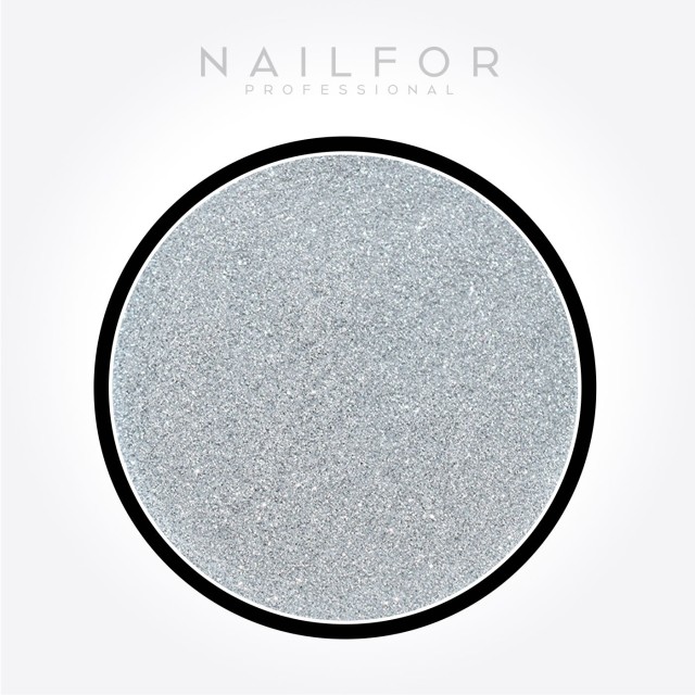 decorazione nail art ricostruzione unghie Glitter Silver Lights H075 Nailfor 1,99 €