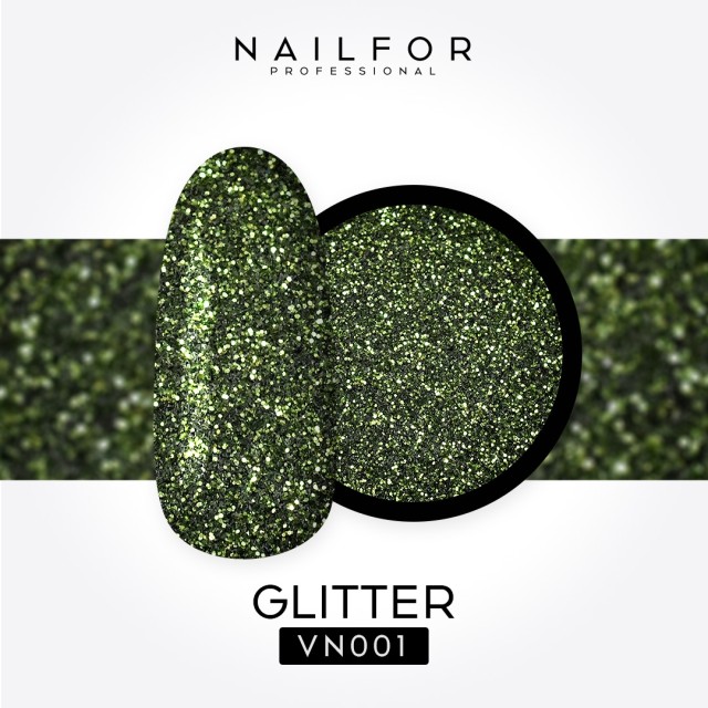 Decoración nail art reconstrucción de uñas Glitter VN001 Nailfor 1,99 €